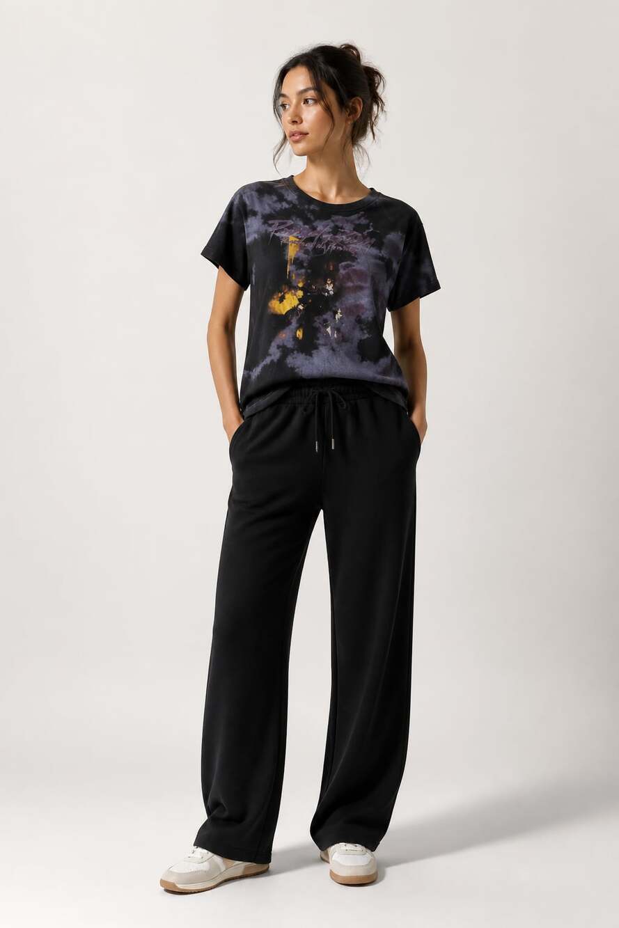 The Prince Estate Purple Rain Tie-Dye Graphic T-Shirt L